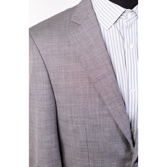 Pronto Uomo 40R 100% Wool Modern Blazer 2-Button/Gray/Check Sport Jacket - Picture 6 of 12
